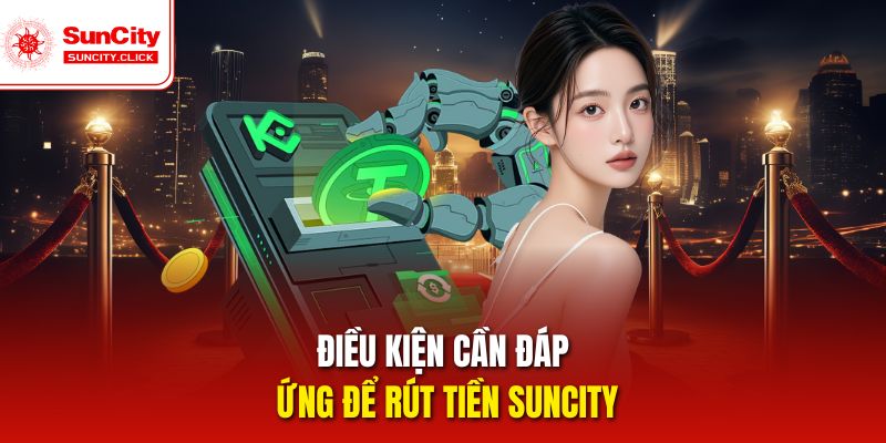 Điều kiện cần đáp ứng khi rút tiền Suncity